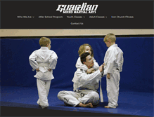 Tablet Screenshot of guardianmma.com
